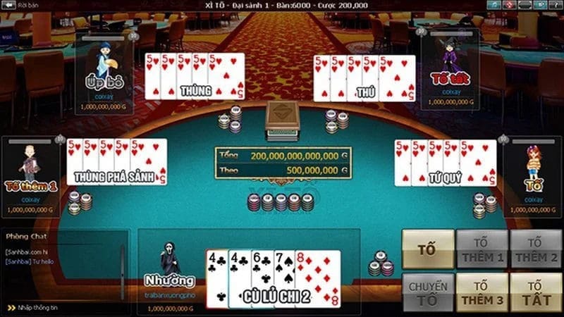 Game cho phép nhiều thành viên tham gia thử vận may